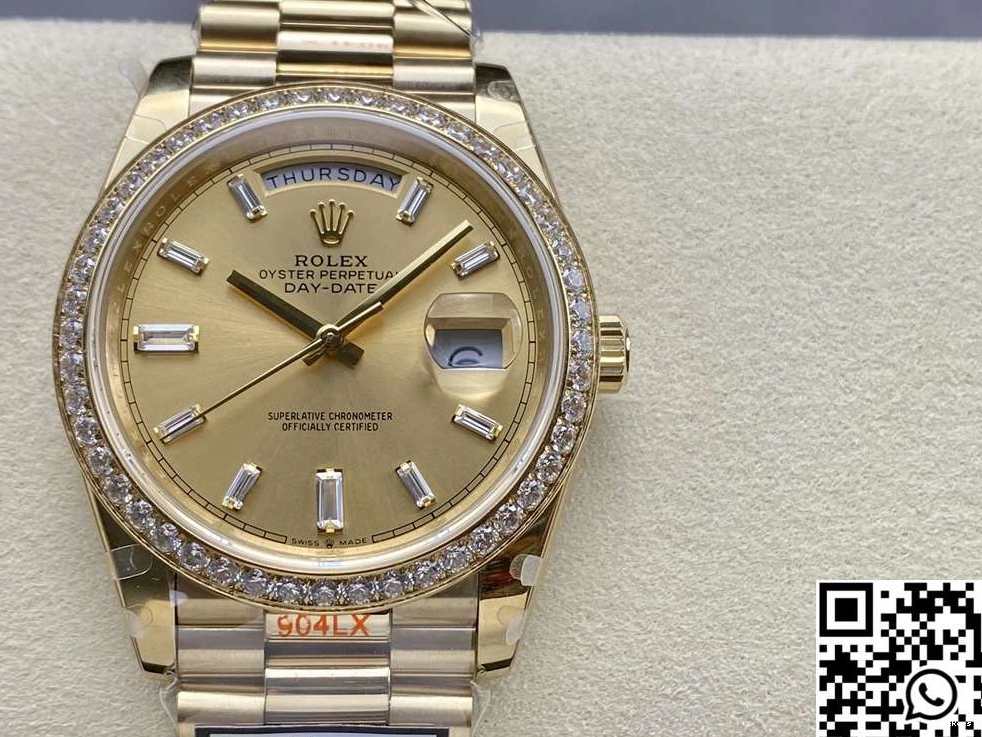 Date Day QF Dial Rolex Factory Gold v5 Tungsten M228348rbr-0002 Steel 1212